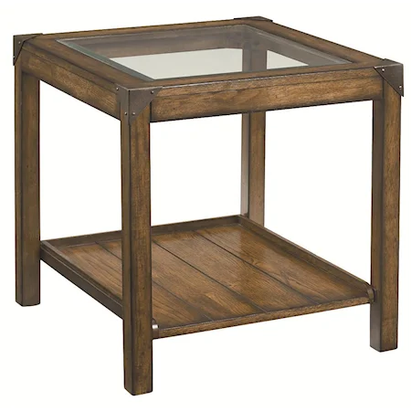 Mission Weathered Oak End Table